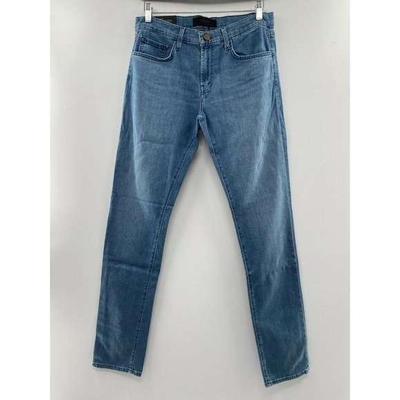 J Brand Men's Mick Skinny Fit Jeans 30x33 Moiety Light Blue Left Hand Twill Eco